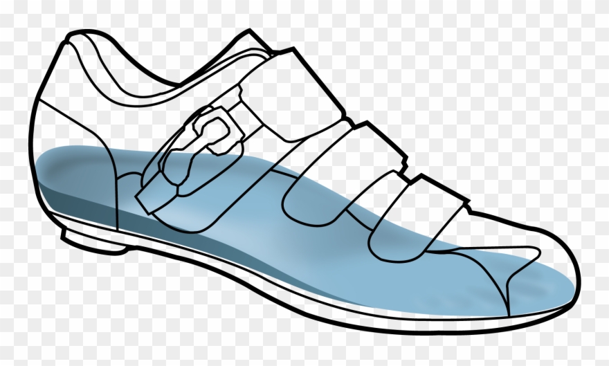 Cycling Shoe Black Outline Clipart (2224053) PinClipart