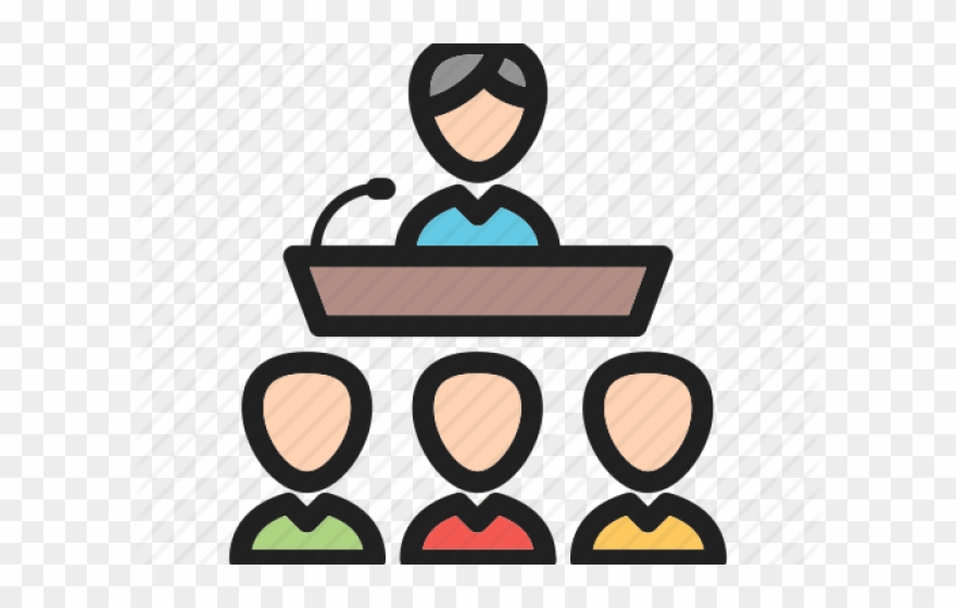 Audience Clipart Government Meeting - Png Download