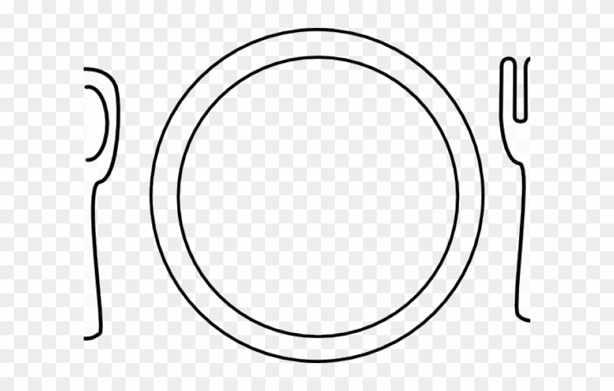 Dinner Plate Clipart - Png Download