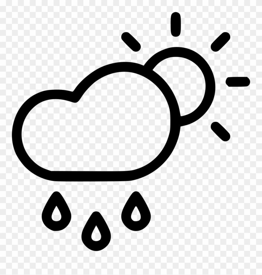 Drizzle Cloud Day Daytime Sun Rainfall Comments Clipart