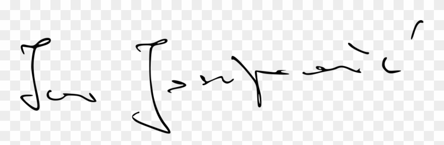 Accession Treaty 2011 Ivo Josipović Signature Clipart