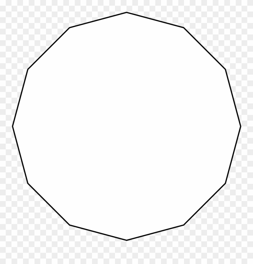 Decagon Clip Art Www Imgkid Com The Image Kid Has It - Png Download