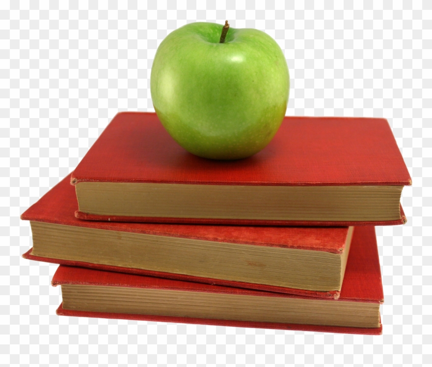 Clip Art Photos Books Apple - Png Download