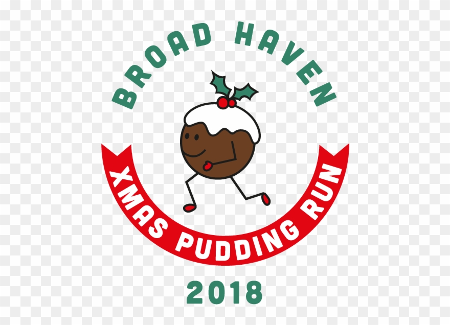 Christmas Pudding Run Clipart
