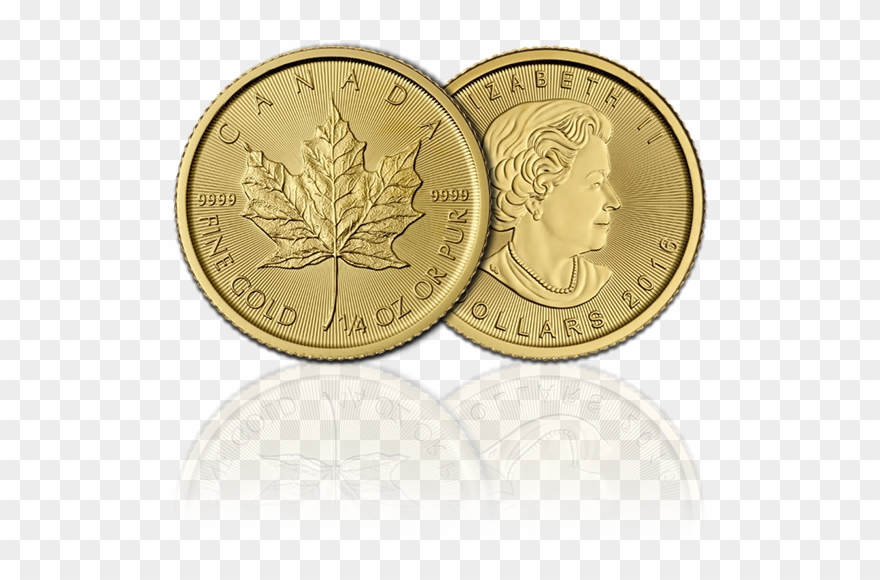 1/4 Oz Maple Leaf Clipart