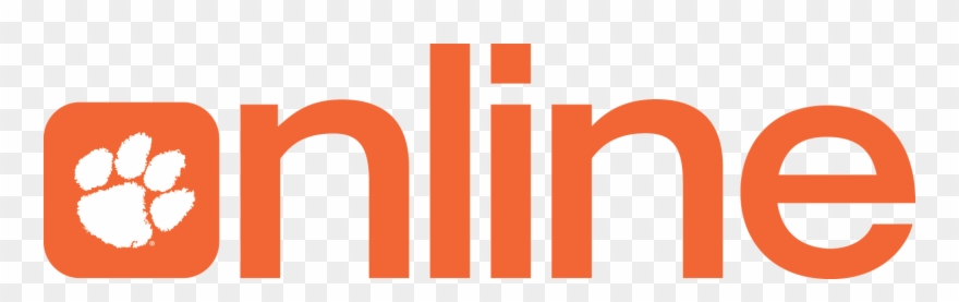 Clemson Online Logo Clipart