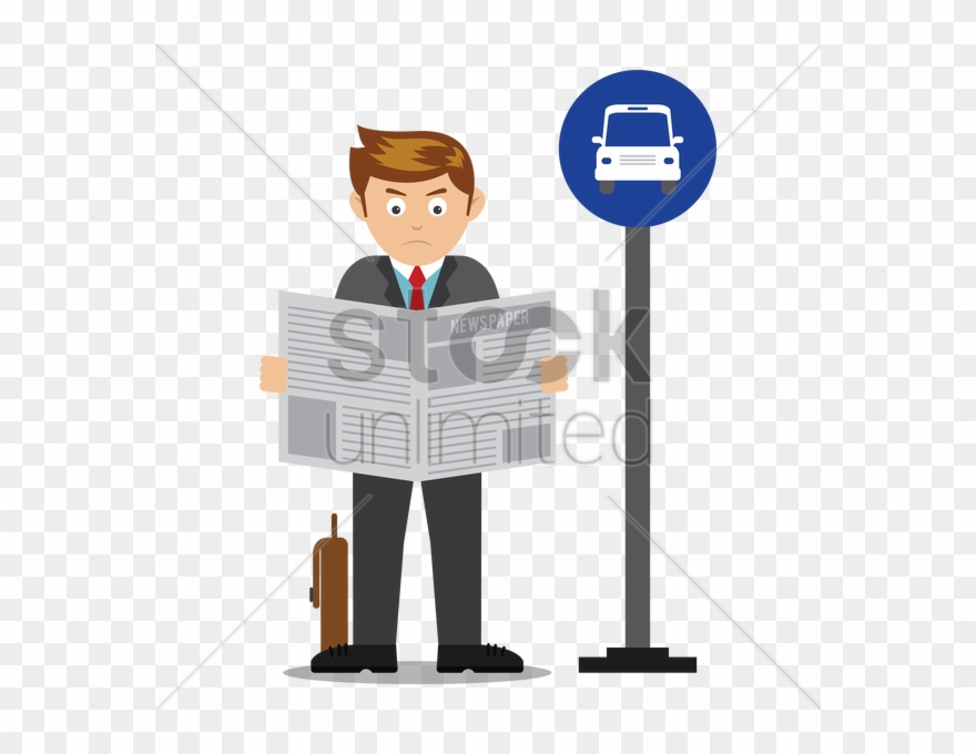 Bus Stop Cartoon Clipart Bus Stop Cartoon - Png Download