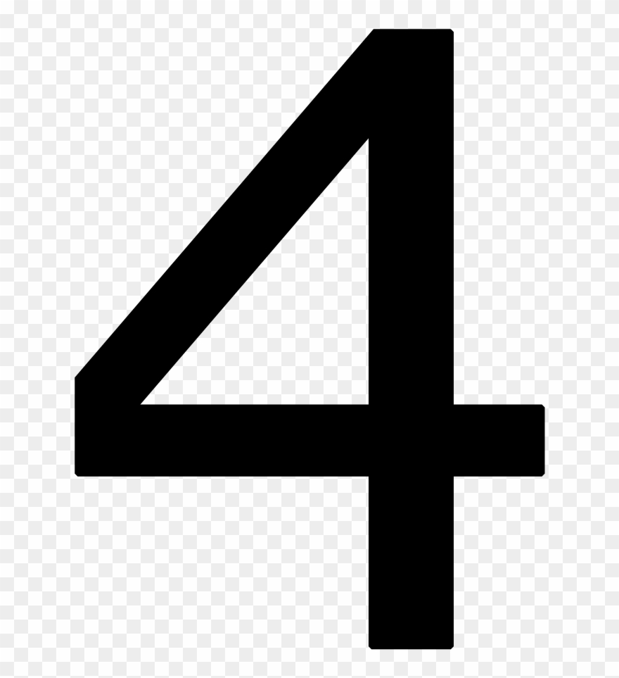 Number 4 Png Clipart