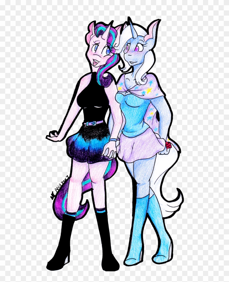 Mscolorsplash, Female, Holding Hands, Lesbian, Mare, Clipart