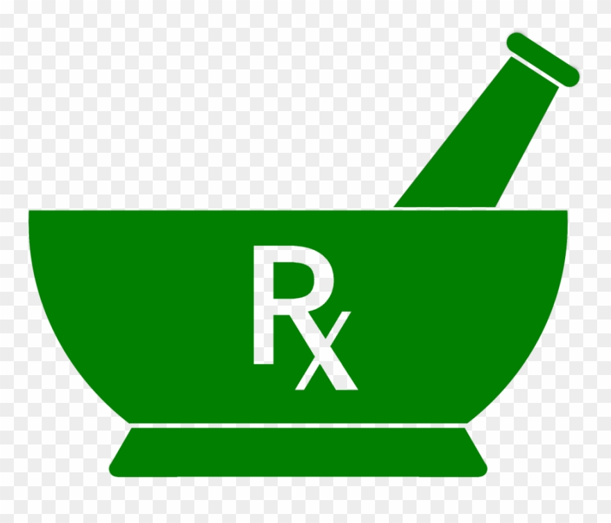 Mortar And Pestle Rx Merchandise Clipart