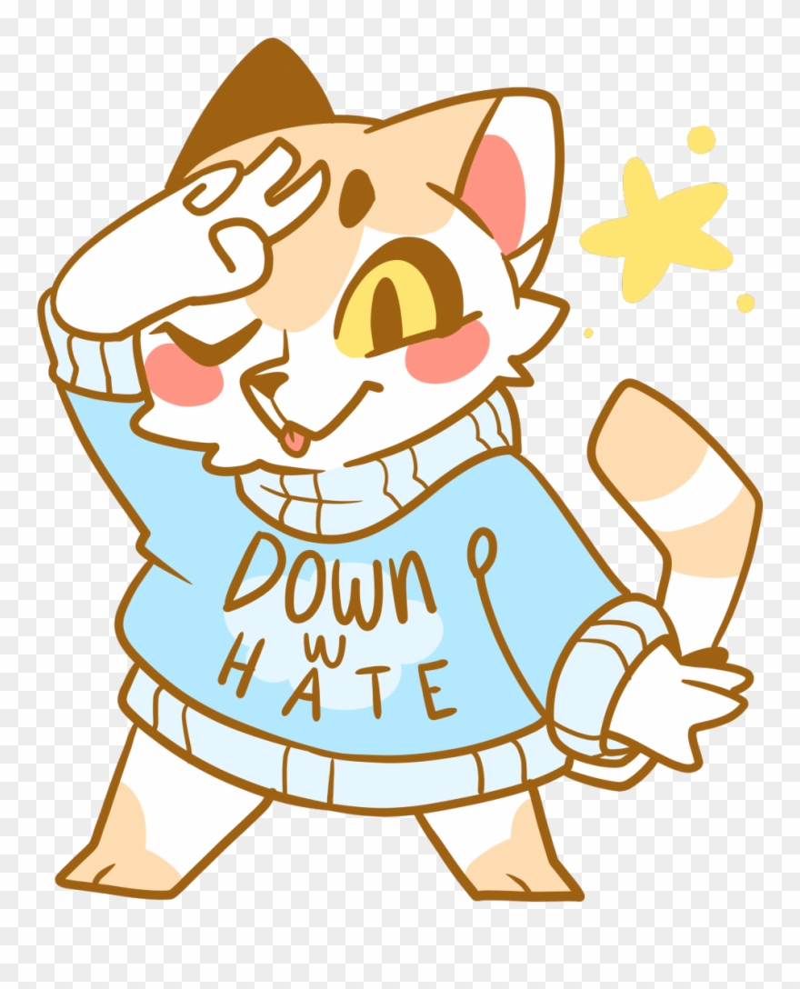 A Te Whiskers Cat Dog Clip Art White Small To Medium - Png Download