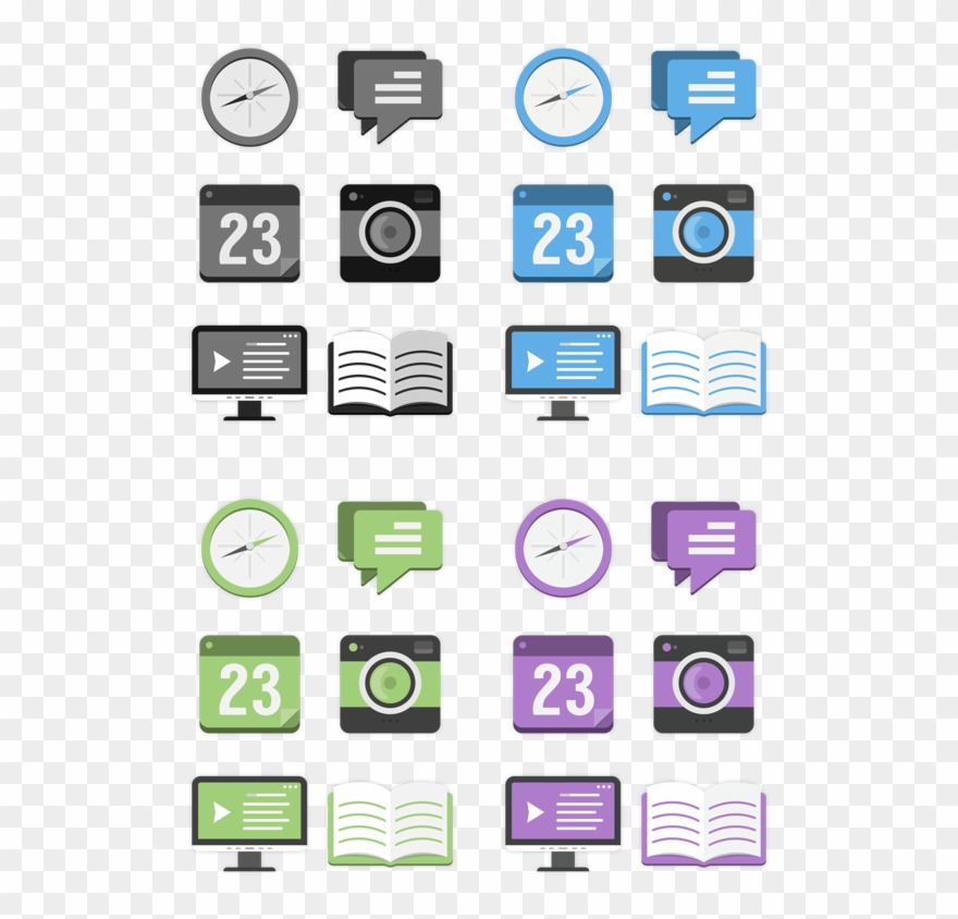 Explore Flat Design Icons, Flat Icons And More Clipart