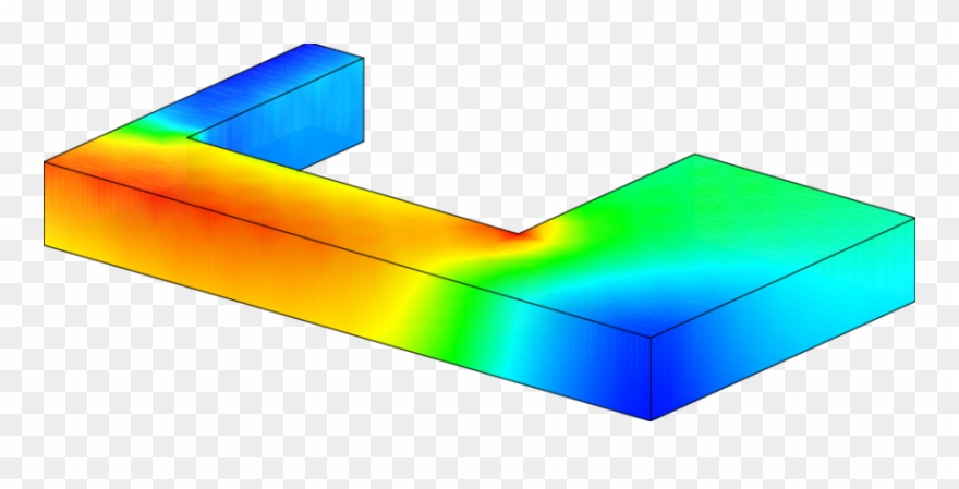Colour Map Of The Module Of The Electric Field In Thew Clipart