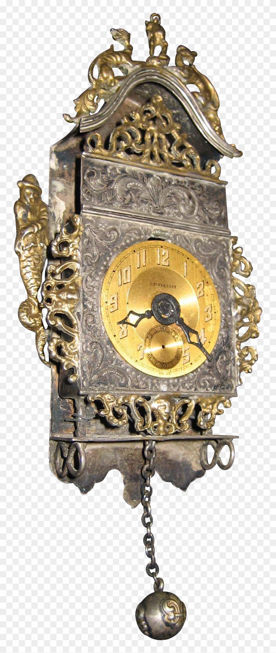 Antique Doll Large German Decorative Miniature Metal Clipart