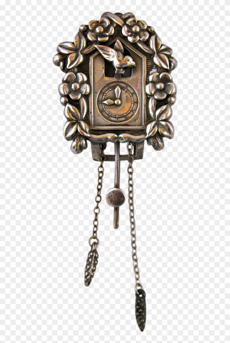 Vintage Cuckoo Clock Cuckoo Clock Fur Clip Vintage - Png Download