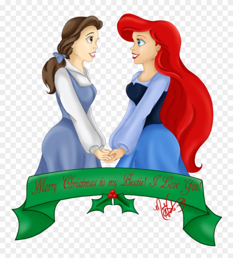 A Very Princess Christmas Clipart