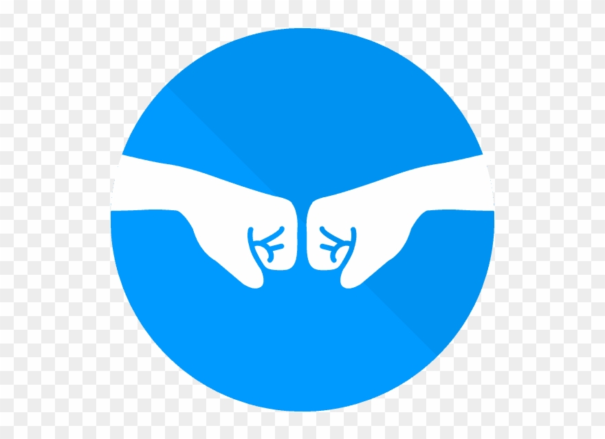 Males Friends Hug Side By Side Icons Clipart