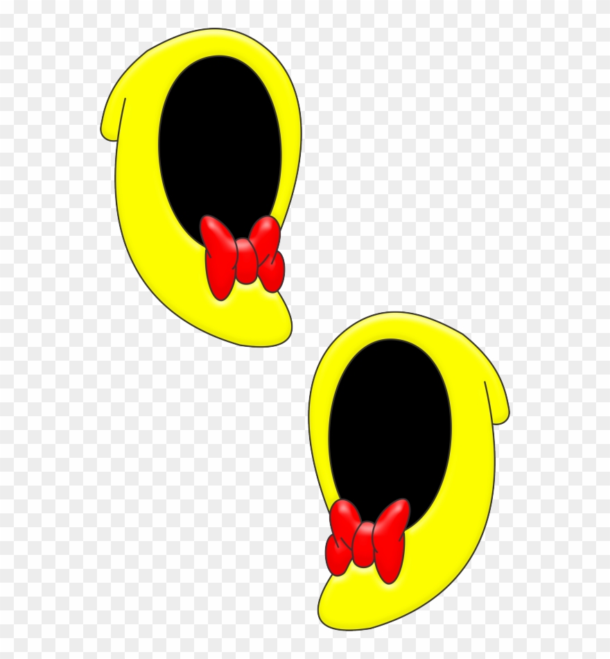 Kit Digital Minnie Mouse Pink Bow Transparent Clip - Png Download