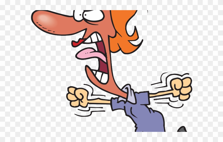 Businessman Clipart Mad - Png Download