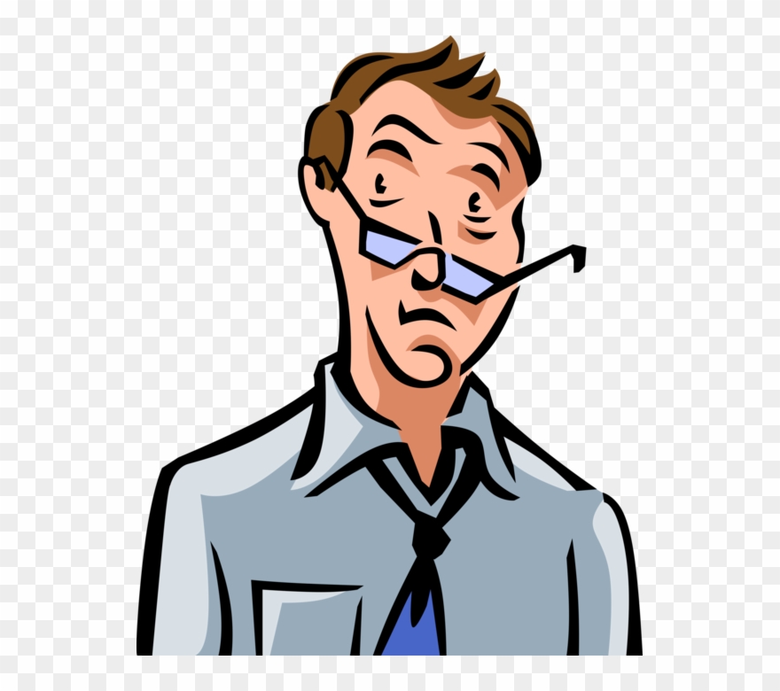 Vector Illustration Of Frustrated Businessman Put Through Clipart
