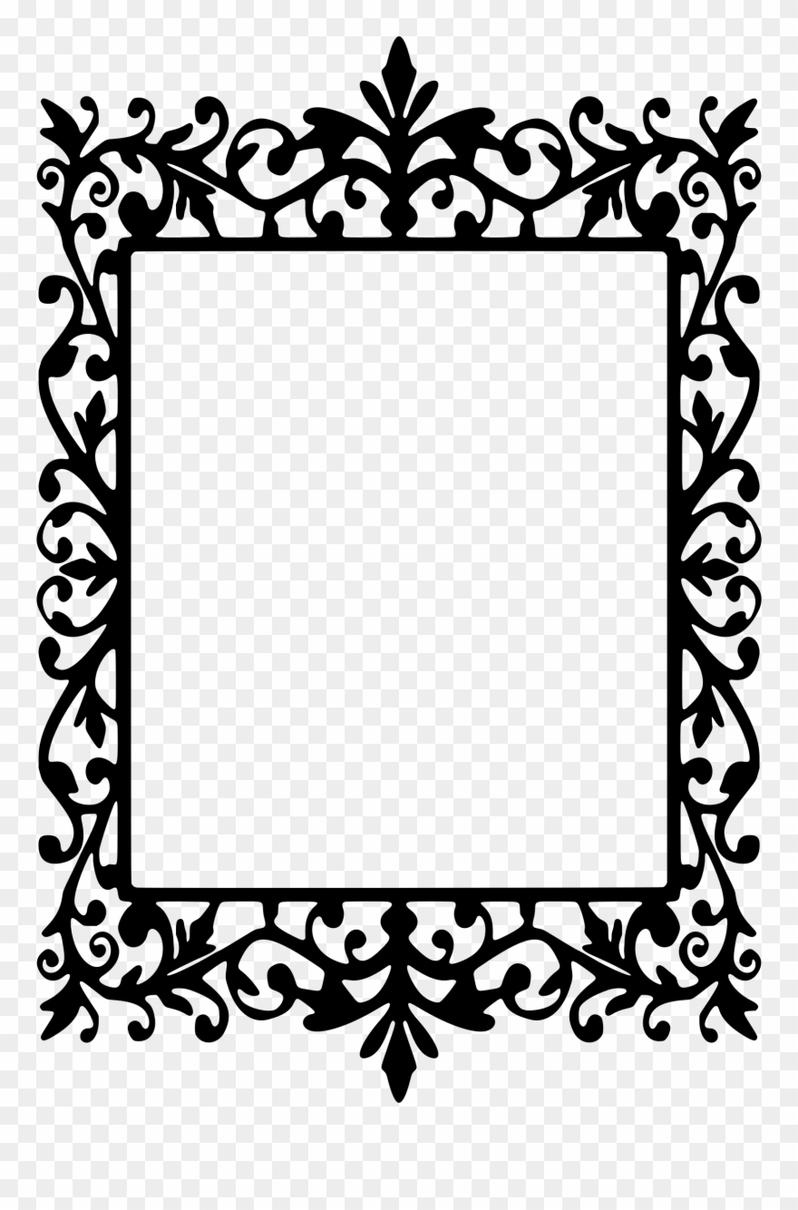 Clip Art Transparent Library Drawing Rectangle Frame - Png Download