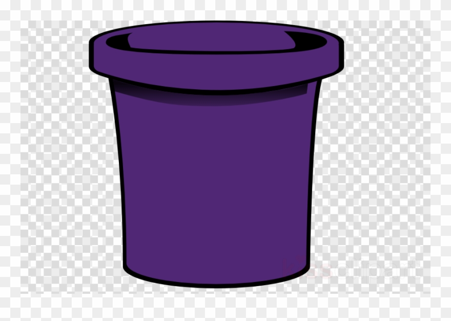 Purple Bucket Clipart Clip Art - Png Download