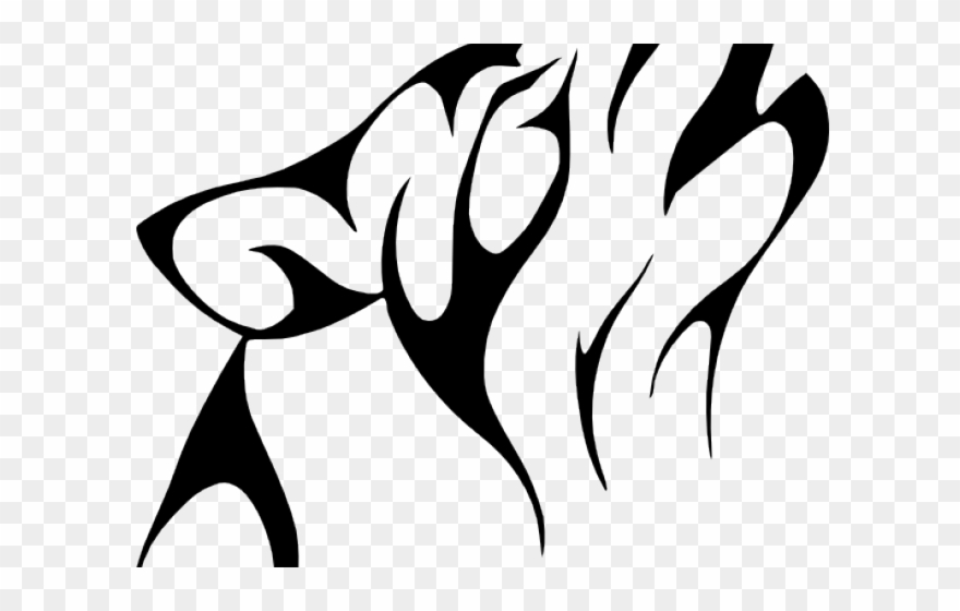 Coyote Clipart Simple - Png Download