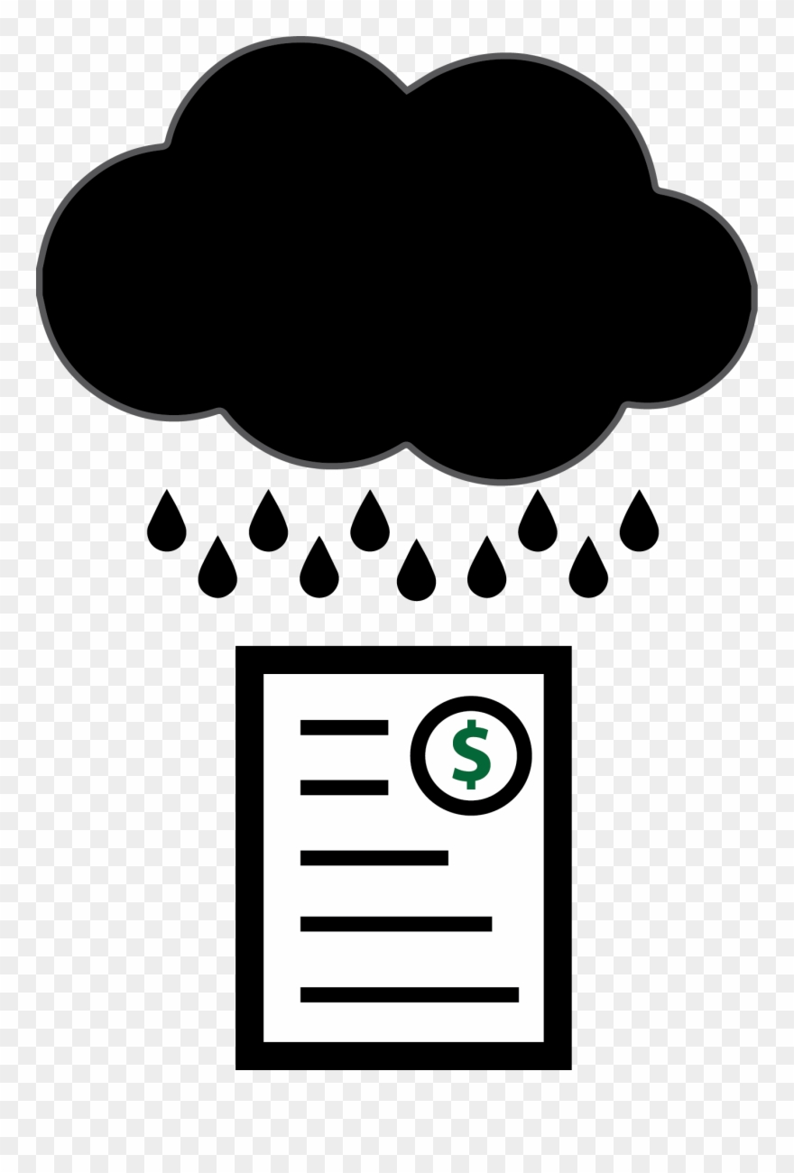 Eliminate The Black Cloud Hanging Over Your Expense Clipart