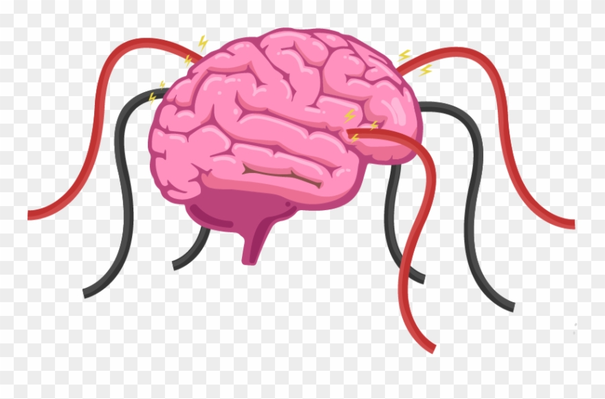 The Human Brain Is A Hive Of Electrical Activity With Clipart