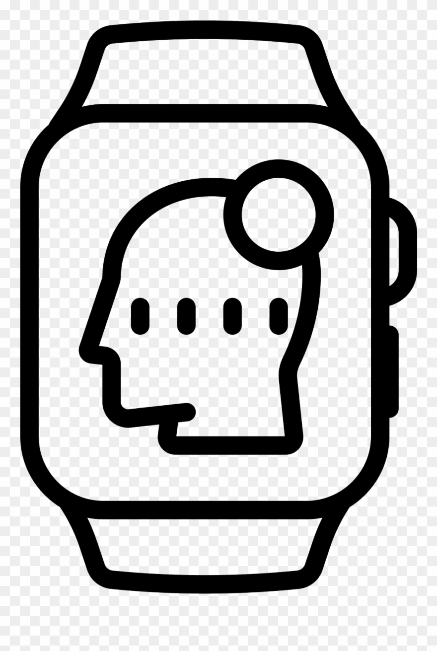 Epilepsy Smart Watch Icon Clipart