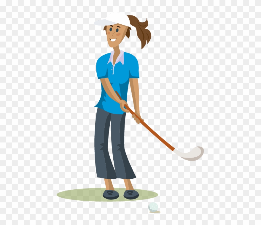 She May Not Golf As Much As She'd Like, However, Because Clipart
