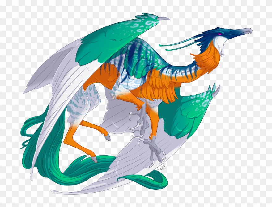 Some Hippogriff, Quetzal And Kirin Beast Examples With Clipart