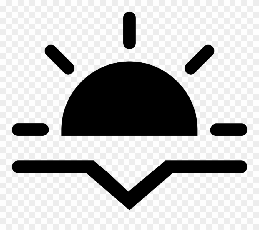 Sunset Fill Interface Symbol Comments Clipart