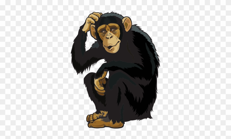 Gorilla Clipart Ferocious - Png Download