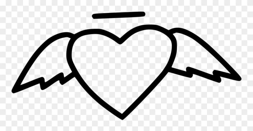 Angel Cupid Heart Day Comments Clipart