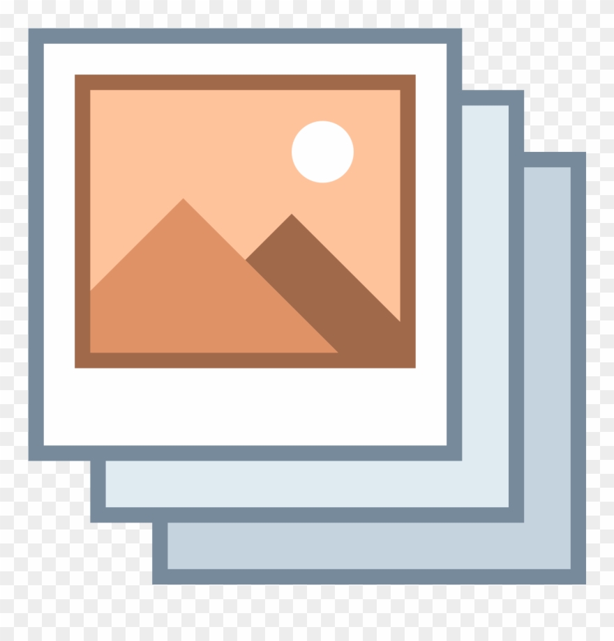 Stack Of Photos Icon Clipart