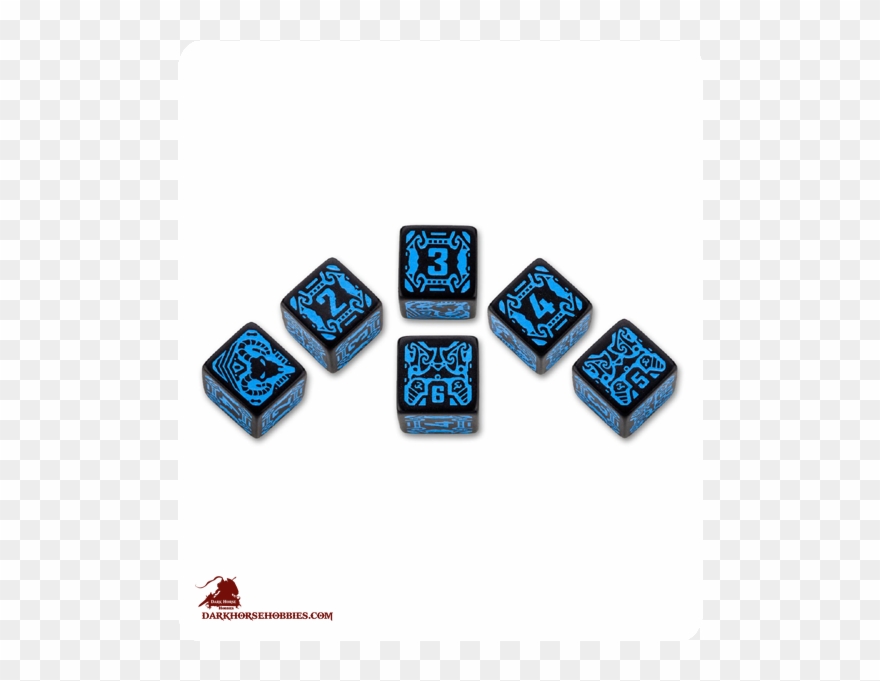 Spellcaster Dice Set Clipart