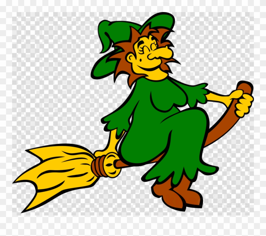 Green Witch Clipart Witchcraft Clip Art - Png Download
