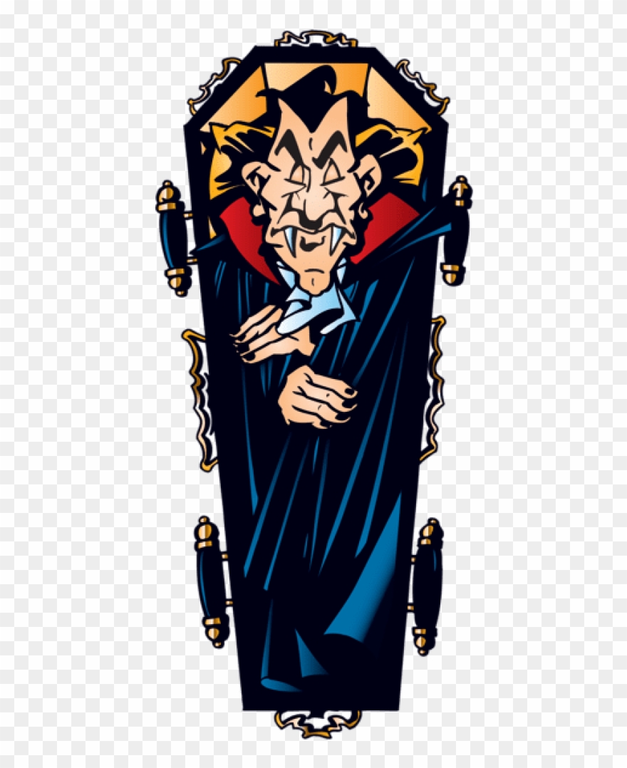 Free Png Halloween Vampire In Coffin Png Images Transparent Clipart