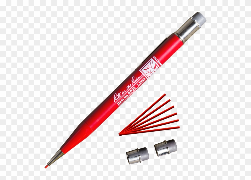 Rite In The Rain Rd99, Red Mechanical Pencil Clipart