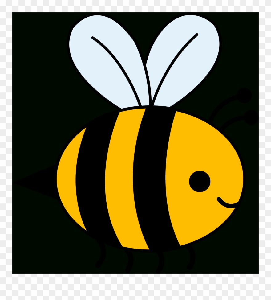 How To Draw A Cartoon Bee Clipart