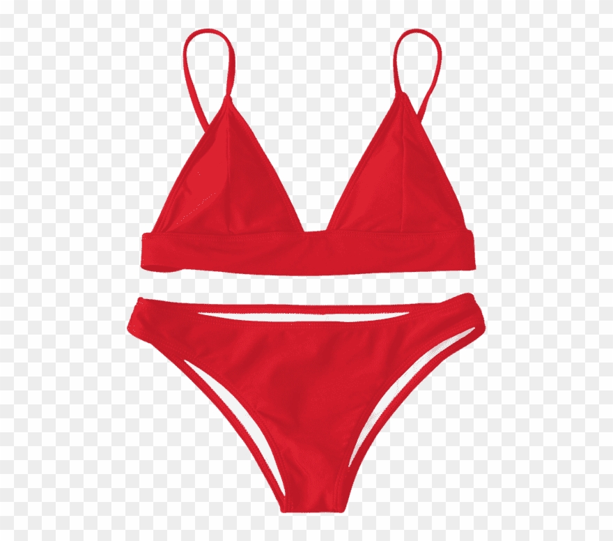 Padding Bikini Set Red Bikinis M Style Sexy Diwqppt Clipart