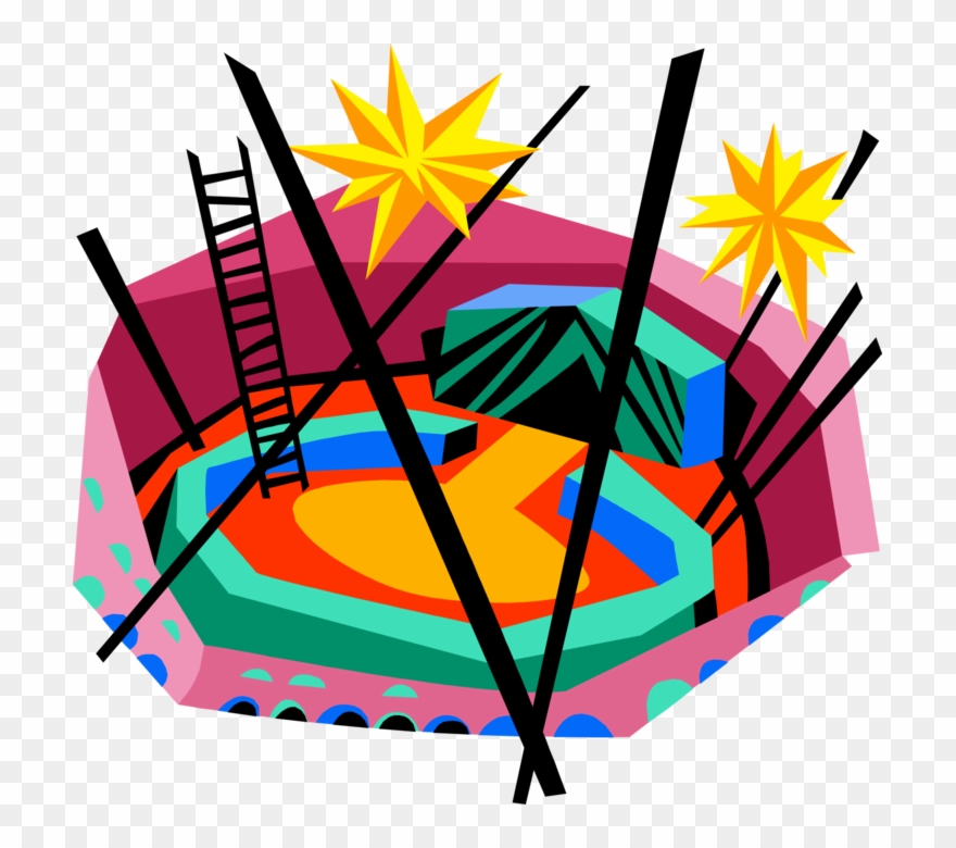 Vector Illustration Of Circus Tent Traditional 'big Clipart