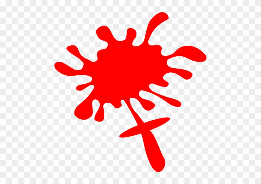 Splat Clip Art Free - Png Download