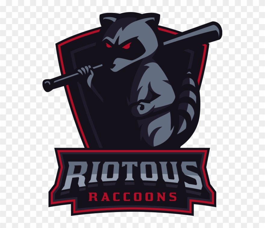 Riotous Raccoons 72% Clipart