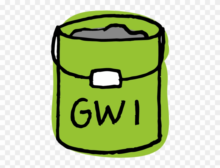 Residential 5 Gallon Collection Bin Clipart