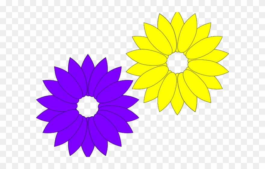 Purple Flower Clipart Real - Png Download