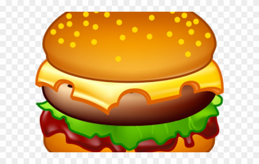 Hamburgers Clipart Plate - Png Download