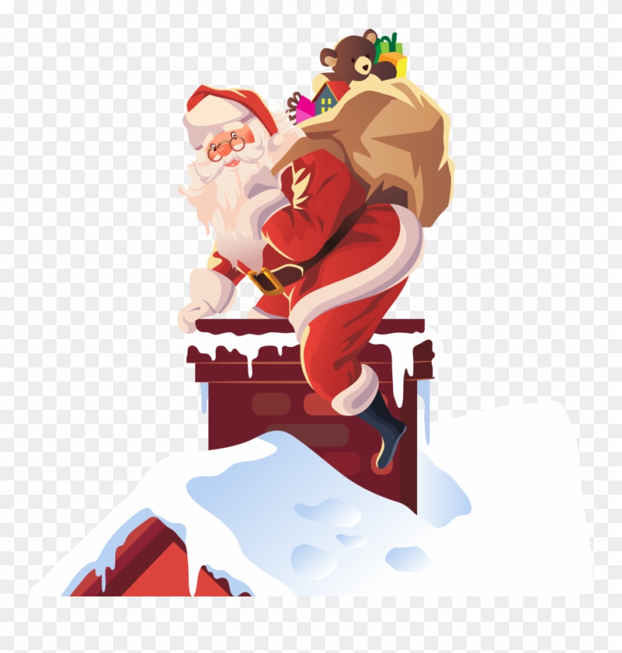 Vector Roof Chimney Clipart - Png Download