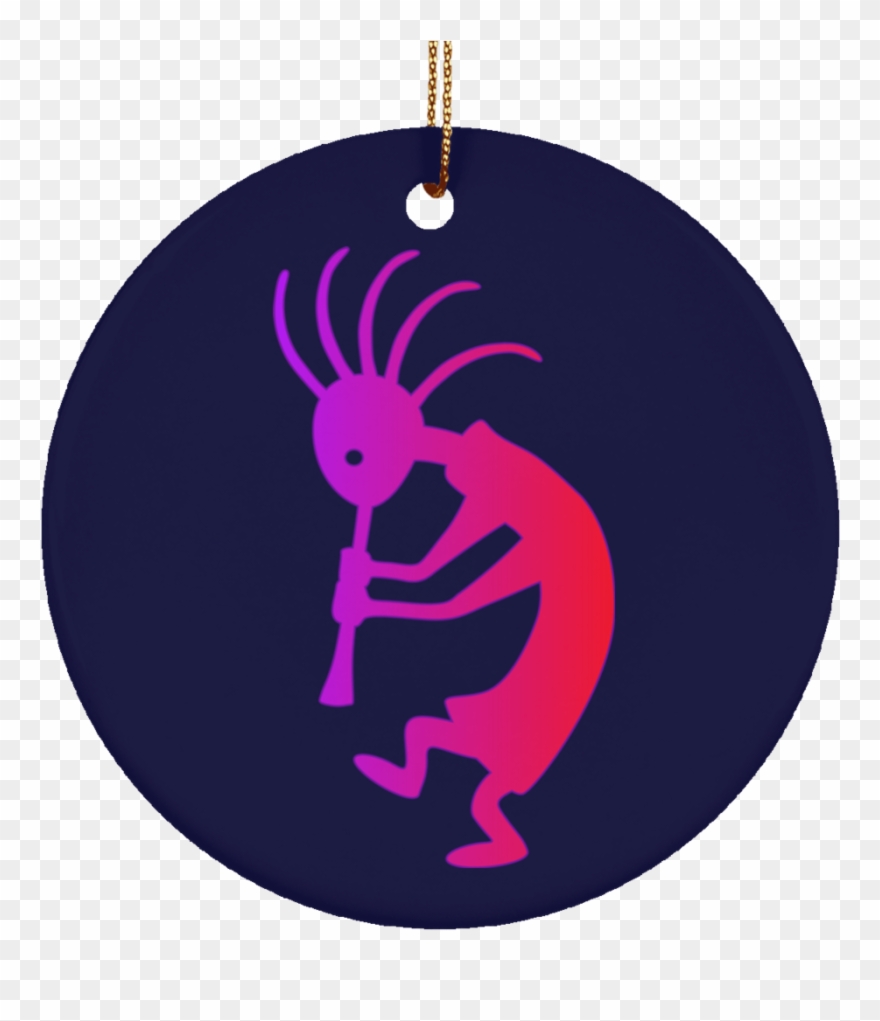 Kokopelli Ceramic Southwestern Ornament Clipart